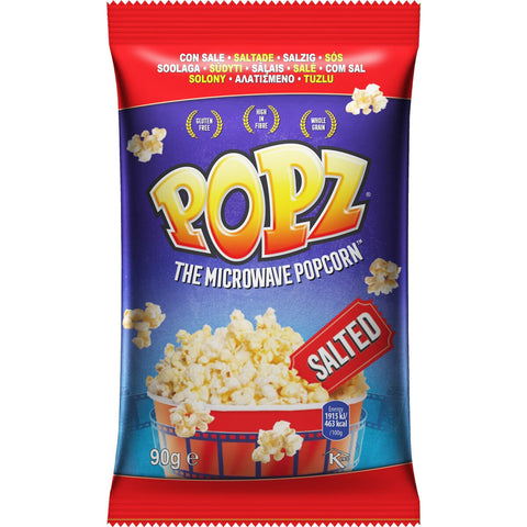 POPZ Salted microwave popcorn 90g