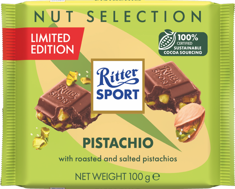 Ritter Sport Pistachio Chocolate 100g