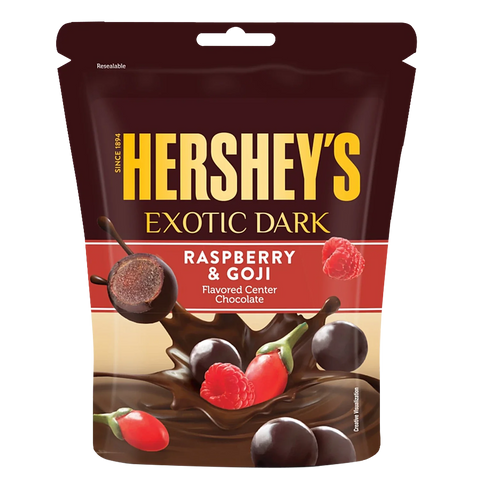 Hershey's Exotic Dark Chocolate Raspberry & Goji 100g