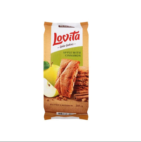 Roshen Lovita Cake Cookies Apple with Cinnamon 168g