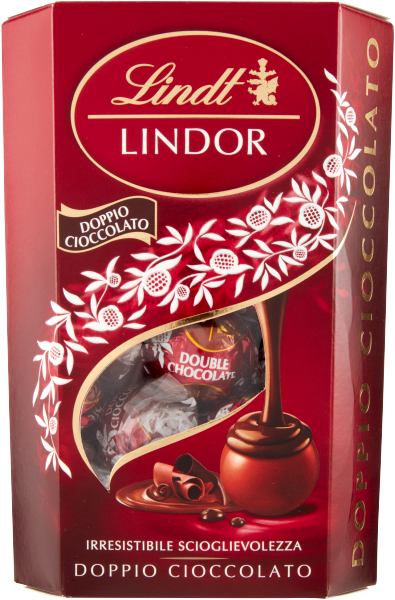 Lindt Lindor Doppio Chocolato Truffles Box 200g