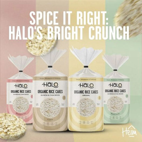 Halo Organic Rice Cake Original 15Pc