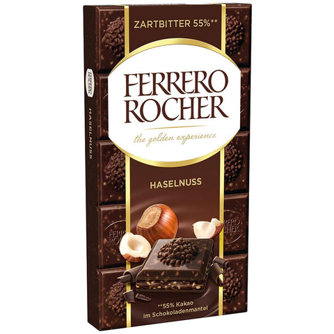 Ferrero Rocher dark hazelnut Bar 90g