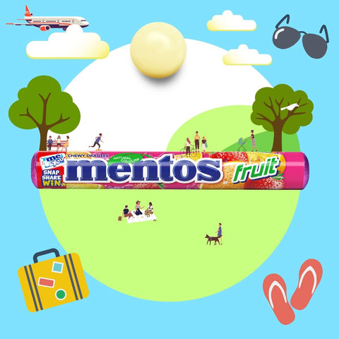 Mentos Fruit Roll 29g