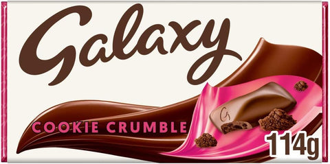 Galaxy Cookie Crumble Chocolate Bar 114g