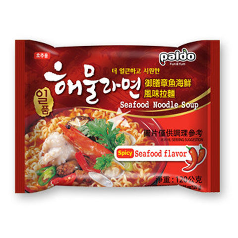 Paldo Seafood Ramen Noodles 120g