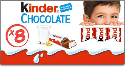 Kinder Chocolate 8 Bars 100g