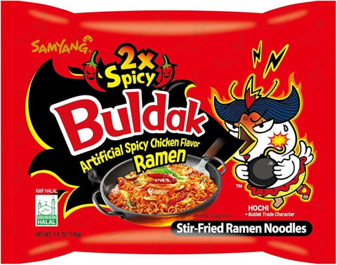 Samyang Buldak Hot Chicken Ramen 2X Spicy Noodles 140g
