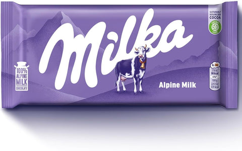 Milka Alpine Milk Chocolate 100g