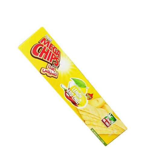 Mega Chips Natural Potato Chips Lemon and Chili 50g