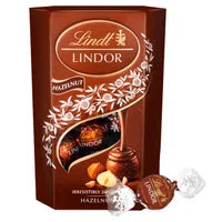 Lindt Lindor Chocolate With Hazelnut Truffles Box 200g