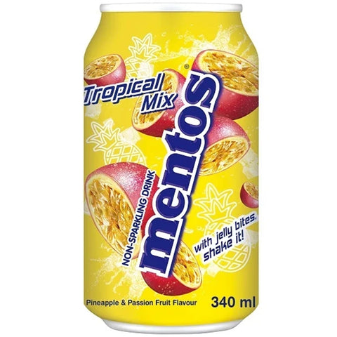 Mentos Tropical Mix with Jelly Bites 340ml