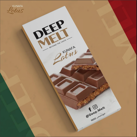 Deep Melt Kunafa Lotus Chocolate 160g