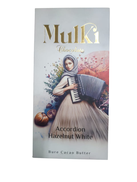 Mulki Chocolate Accordion Hazelnut White 80g