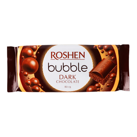 Roshen Dark Bubble Chocolate 80g