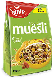 Sante Muesli Dates, Pineapple & Papaya 350g