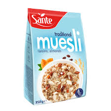 Sante Traditional Muesli with Raisin & Almonds 350g