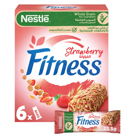 Nestle Fitness Strawberry Bars (6X23.5g) 141g