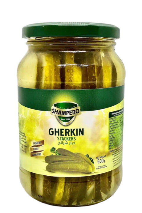 Shampero Gherkin Stakers Sliced 500g