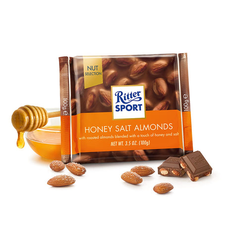 Ritter Sport Honey Salt Almond Chocolate 100g