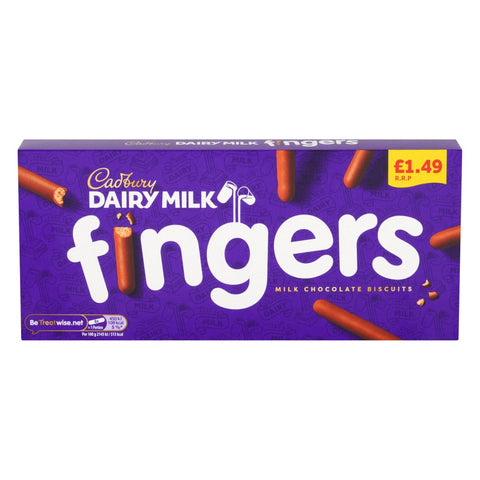 Cadbury Dairy Milk Fingers 114g