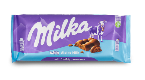 Milka Bubbly Alpine Milk Chocolate 90g