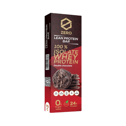 Zero Protein Bar Double Chocolate, 24g Proteins, 70g