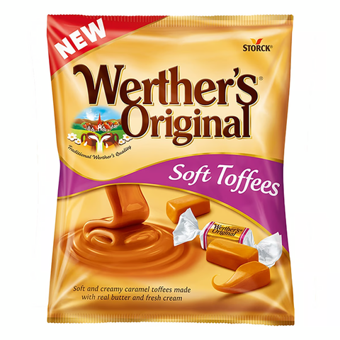 Werther's Original Soft Chocolate Caramels Candies 100g