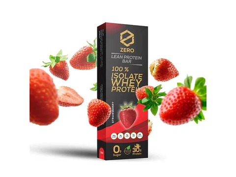 Zero Protein Bar Strawberry, 24g Proteins, 70g