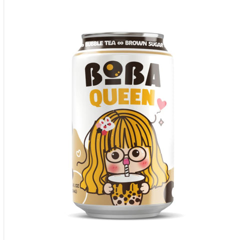 Nawon Boba Queen With Brown Sugar Bubble Milk Tea Drink 330ml