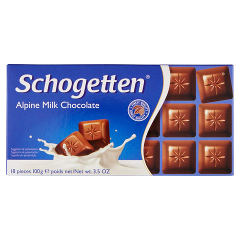 Schogetten Alpine Milk Chocolate 100g