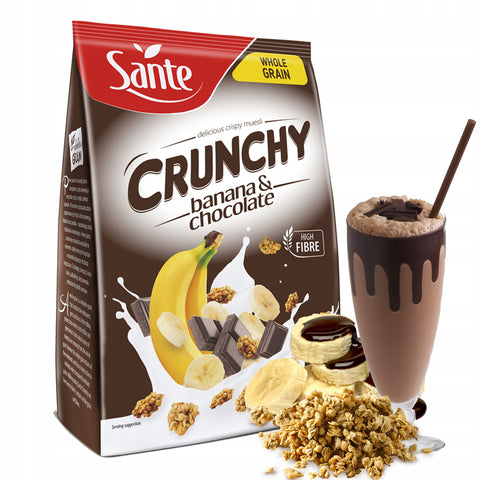 Sante Crunchy Bananas & Chocolates 350g