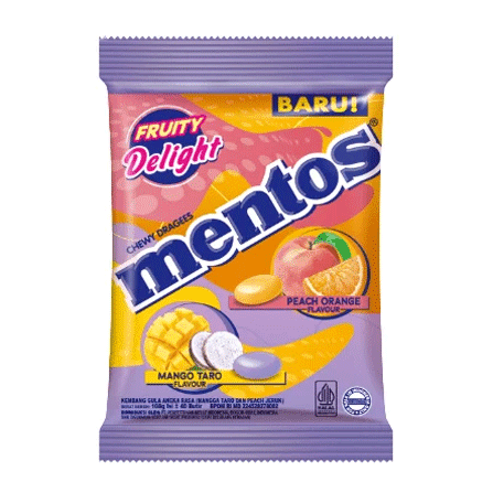 Mentos Fruity Delight Bag 121.5g