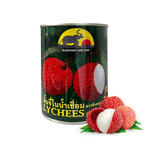 ELEPHANT & SUN LYCHEE IN SYRUP 565g
