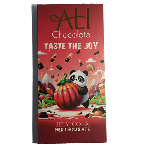 Ali milk chocolate with jelly cola flavor 80g