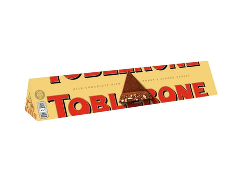 Toblerone Milk Chocolate With Honey & Almond Nogat 100 g