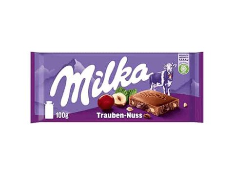 Milka Raisins&nuts Chocolate 100g