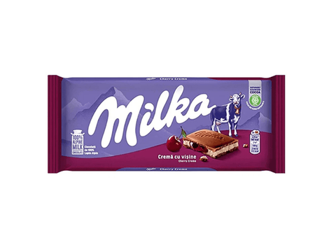 Milka Cherry Creme Chocolate 100g