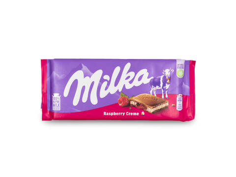 Milka Raspberry Creme Chocolate 100g