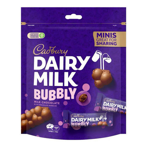 Cadbury Bubbly minis 156g