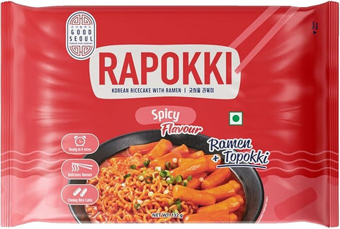 Rapokki Korean Rice cake with Ramen Original 132g