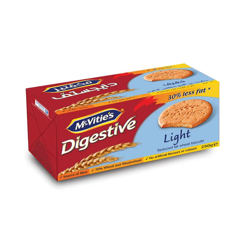 McVitie's Digestive Wheat Biscuits Light 250g
