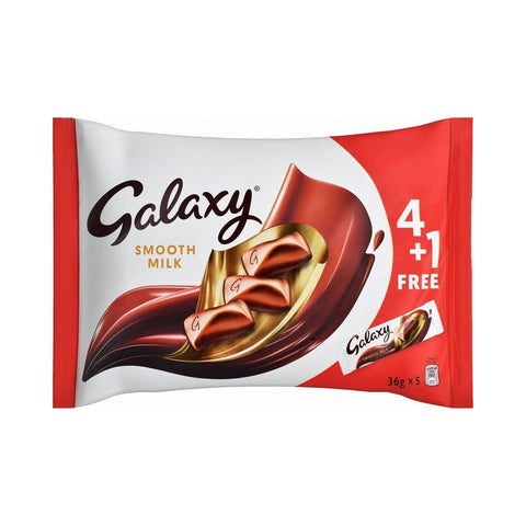 Galaxy Smooth Milk Chocolate Bar 36gx5