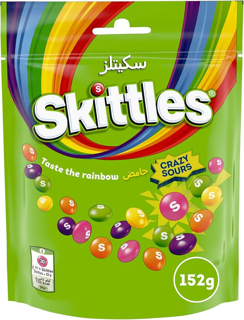 Skittles Crazy Sours Candy 152g