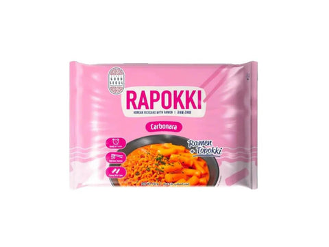Rapokki Korean Rice cake with Ramen Carbonara 132g