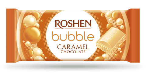 Roshen Caramel Bubble Chocolate 80g