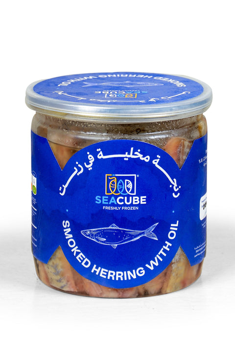 Sea Cube Smoked Herring With Oil 400g