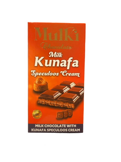 Mulki Milk Kunafa Speculoos Cream Chocolate 170g