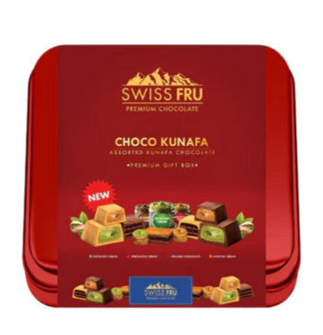 Swiss Fru choco Kunafa premium gift box 300g - Dubai Trend