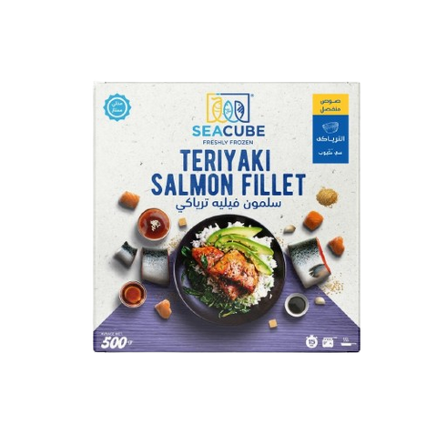 Sea Cube Salmon Fillet Teriyaki Sauce 500g